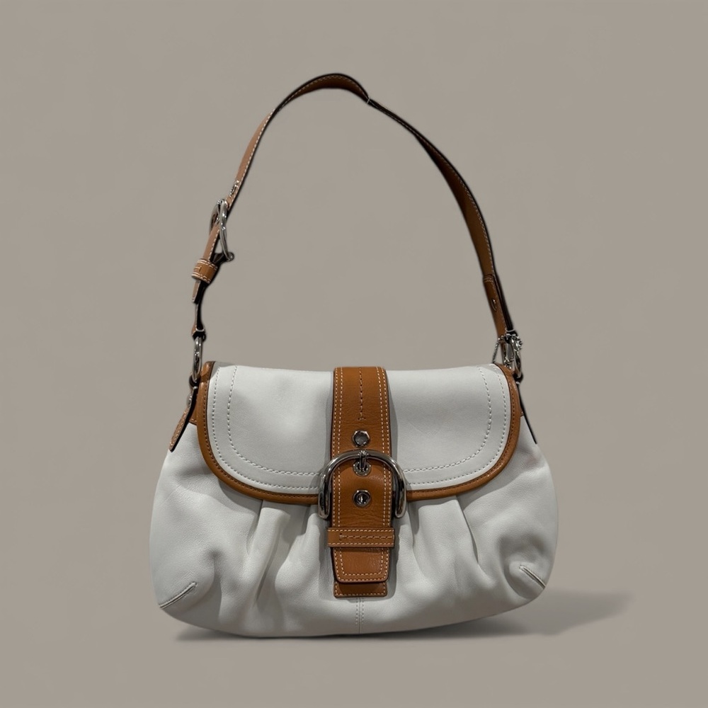 2010 Coach Soho Full-Grain Leather Shoulder Bag F15204 w/ COA near vintage